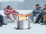 Fire Pit Heat Deflector for Solo Stove Yukon, 635 mm Bonfire Round for Wood Pit, 304 V952-HKGRZYX25YC038CGP001V0