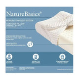 Alastairs Nature Basics Memory Foam Contour Standard Pillow 38 x 58cm V442-MFL-PILLOW-MEMORYCONTOUR-NATURAL-ST