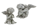 1 Pair Angel Garden Figurines Cute Adorable Home Decoration Resin Angel Garden Sculptures for V1294-YM0901-3111240171311