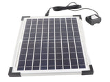 Solar Fountain Pump 9V 10W Easy To Install Solar Fountain Pond Pump Kit for Bird Bath Garden V1294-YM0703-3111230127111