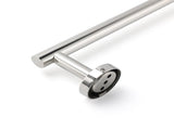 Polished Chrome 600mm Single Towel Rack Rail Holder Stainless Steel Hanger Bar V1233-6900260CR