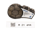 Brady M21-750-499 16' Length, 0.75" Width, B-499 Nylon Cloth, Black On White Label for BMP21, ID V1202-V1-BRD110895