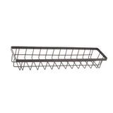 Refrigerator Hanging Shelf Nail Free with Hooks Black Refrigerator Spice Rack for Home Kitchen V1294-YM0626-3118220339511