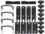 4Pcs Roof Box U-Bolt Clamps Rooftop Cargo Carrier Rack Bolts Internal U-Bracket Clips V1369-AZ3-W-15706