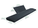 Piano Keyboard Dust-Cover for 88 Keys,with Music Sheet Stand Cover,Electric Piano Cover,Dustproof V1189-LWWAL-20260325-00642