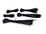 5Packs Cable Ties Zip Wraps Set Disposable Nylon Wire Cord Strap Fastener Fastening OrganizerBlack V1294-YM0718-3117200193812