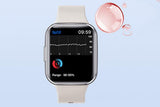 Smart Watch Fitness Tracker Heart Rate 25 Sport Modes for Men Women-Silver V1263-JX-7658-2
