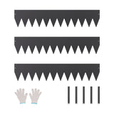 Steel Landscape, 3 Packs 1016 x 203 mm Rust-Resistant Metal Landscape, Bendable Garden V952-DXGJSPZ3PCS4JUPE7V0