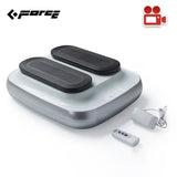 FORCE Portable Electric Circulation Leg Trainer Exerciser Machine With Remote Control Silver V891-ZY-LEGTRS-X1