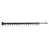 Clothes Hanger Rack Wall Mounted Hole Free Retractable Aluminum Laundry Drying Rack for Indoor V1294-YM0710-3117230276213