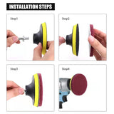 20-Piece set Ultimate Car Detailing Kit - Drill Brush & Polishing Pad Set for Car Interior, Wheels, V888-ELOSUNG34340