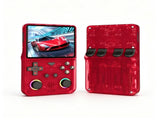 M9 Pocket Retro Video Game Handheld Console with Colorful RGB Light Joystickred V1300-M9-RED