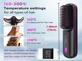 Cordless Hair Straightener Brush, Rapid heating, Hot Comb Hair Straightener for Women, Lightweight, V1105-YASZ-01