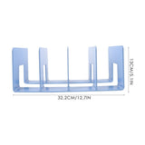 Acrylic Blue Book Holder for Desktop and Bookshelf Accessories with Fine Workmanship V1366-AZ2-W-18776