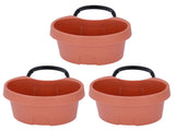 Flower Pot with Adjustable Strap Plastic Drain Pipe Flower Container Succulent Seedling Pot for V1294-YM0523-3111220037511