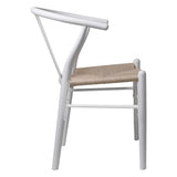 Levede 6x Dining Chairs Wooden Hans White CH1041-2-WHX3