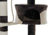 CARLA HOME 140cm Cat Tree for Indoor Cats with Plush Perch, Sisal Scratching Posts & Condo for LSB-36381