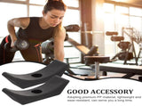 SWETRACE 4Pcs Small Dumbbell Rack Storage for Gym Accessories with Rectangular Shape and 15x5cm Size V1189-LWWAL-20260327-03774