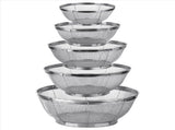 5 Pack Strainers for Kitchen, Colander, Fine Mesh Strainer for Pasta V1366-AZ2-W-16199