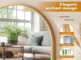 Embellir Arch Wall Mirror, Decorative Gold Frame Mirrors, 86x81cm Bathroom Vanity Mirror, Slim Frame MM-E-WALL-OVAL-GD-8186