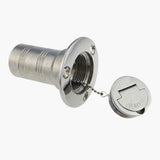 1-1/2" Boat Gas/Fuel/Diesel/Water/Waste Deck Fill/Filler with Keyless Cap 1-1/2" Marine V1259-DP01-A-1273