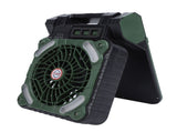 Solar Powered Camping Fan Strong Wind USB Rechargeable Battery Operated Folding Portable Camping Fan V1294-YM0901-3113240183811