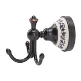 Wall Mounted Coat Hook 3 Prong Retro Look Corrosion Resistance Hanging Towel Hook for Bathroom V1294-YM0521-3112220086111