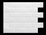 Tiles 3D Peel and Stick Wall Tile Subway White V63-836591
