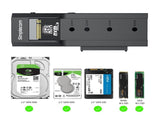 Simplecom SA536 USB to M.2 and SATA 2-IN-1 Adapter for 2.5"/3.5" HDD & NVMe/SATA M.2 SSD with Power V28-SA536