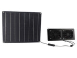 Solar Exhaust Fan Kit 12V 20W Solar Panel Fan with Switch Control for Outdoor Chicken Coop V1294-YM0901-3111250015711