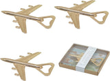 12 Pcs Airplane Bottle Opener with Gift Box for Baby Shower Return Gifts and Party Favor Wedding V1188-WTJ-YL-2576