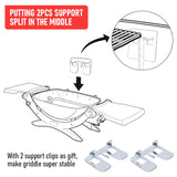 Cast Iron BBQ Half Griddle Plate Replacement Part For Weber Q models Q200 Q220 Q240 Q260 Q2000 Q2200 V985-GRIDDLEPLATEQ2