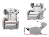Livemor Massage Chair Electric Vibration Recliner Chair ZENO MASCHR-E-ZENO-BG