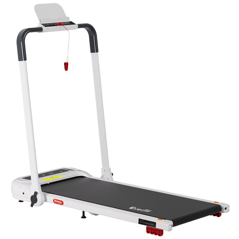 Everfit Treadmill Electric Walking Pad with Incline Foldable for Home Gym White TMILL-400H-INC-WH
