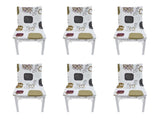 6PCS High Elasticity Chair Cover Removable Washable Dustproof Home Hotel Dining Chair CoversType 1 V1294-YM0523-3117220049011