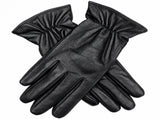 Womens Premium Kangaroo Leather Gloves 100% Wool Lined Winter Warm - Black - Small V563-77-0039-BLACK-S