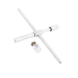 Steel Tire Wrench 4 Way Lug Wrench Cross Spanner Universal Car Wheel Tool V1370-AZ4-10684