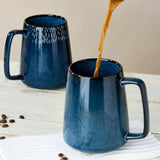 24 oz Large Ceramic Coffee Mug with Large Handle, Extra Large Tea and Coffee Cup for Office, Home, V1189-LC-RY-00406
