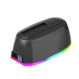 Simplecom SD336 USB 3.0 Docking Station for 2.5" and 3.5" SATA Drive with RGB Lighting V28-SD336
