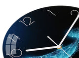 Wall Clock Silent Battery Operated MDF Round Wall Decorative Clock for Living Room Bedroom Office V1294-YM0901-3115250087211