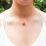 Gift Box - Aroma Necklace White Gold - Planet Solstice Sunburst Purify Oil Blend V760-GBAJ - 3