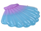 Float Bed Inflatable Floating PVC Shell Shaped Portable Accessory for Indoor Outdoor V1294-YM0523-3111220014411