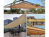 Rectangular Shade Net, Outdoor Lightweight Shade Cloth for Awning Pool Garage, Shade Cloth with V1237-ZY-528-058