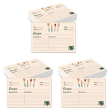 Recipe Cards 4X6Inches Set of 300 Double Sided Thick Cardstock Blank Recipe Cards for Mom, Sister, V1366-AZ2-W-14534
