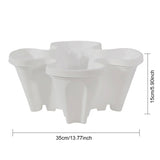 Pink 3-Tier Stackable Strawberry & Vegetable Planter with Mobile Wheel Tray - Space-Saving Vertical V888-ELOSUNG42021