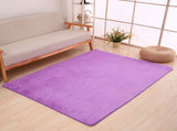 2.62 X 3.94ft Purple Carpet Polyester Fiber Bedroom Floor Mat Home Decoration Carpet V1294-YM0523-3117220017711