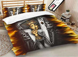 Reina Skull Diamond Royale Quilt / Doona / Duvet Cover set V745-AQ042346K3