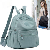 Mini Backpack Purse for Women Small Nylon Daypack for Ladies Lightweight Travel Casual Shoulder V1192-AZ-W-15424