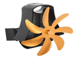 Wood Fan Pipe Fireplace Fan 7 Blades Fan On Chimney Silent Motors Heat Powered Wood V1294-YM0706-3114230124312