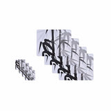 8 Pcs Clevinger MDF Placemats and Coasters Bamboo V915-CV0289-CV0290